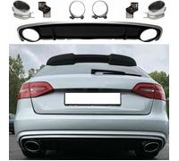 DIFFUSEUR LOOK RS4 POUR AUDI A4 B8 BERLINE ET AVANT PHASE 2 DE 11/2011 A 2015