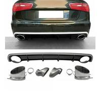 Diffuseur look RS6 pour AUDI A6 C7 berline break phase 1 de 04/2011 à 09/2014 sauf sline