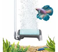 Diffuseur Oxygène Aquarium 304 Inox, Disque Bulles Nano Silencieux avec Vanne Réglable, Aérateur Fond Décoratif, pour Aquarium Eau Douce et Plante (Convient aux Tubes d'air Diamètre Intérieur de 4 mm)