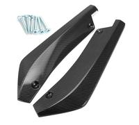 Diffuseur Pare Arrière 2 Pièces Pour Benz W205 W204 W203 Universel Voiture Pare-chocs Arrière Séparateur Diffuseur Canard Spoiler Lèvre Couverture Autocollant(Aspect fibre de carbone)