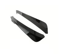 Diffuseur Pare Arrière Bande Pare-choc Latéral Arrière Style Couteau Vent Universel Lèvre Diffuseur Séparation Protection Contre Les Rayures Fiber Carbone Pare-Choc Arrière(Glossy Black)