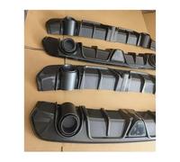 Diffuseur Pare Arrière Pour Nissan Pour Sentra Pour Sylphy 2020-2022 Diffuseur Lèvre Pare-chocs Arrière Avec Lumière LED Panneau Protection Décoration À Double Pare-Chocs Arrière(Package 2)