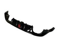 Diffuseur Pare Arrière Pour VW Pour Golf 7.5 Pour MK7.5 Jusqu'à Pour GTI Réglage Automatique Kit ABS TCR Style Diffuseur Pare-chocs Lèvre Arrière Led Pare-Chocs Arrière(Red led black four)