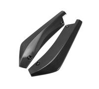 Diffuseur Pare-Choc Arrière 2 Pièces, Autocollant Couverture Lèvre Becquet Canard Accessoires Voiture pour Mercedes pour Benz W205 W204 W203 MTVTFECEWG(Carbon Fiber Look)