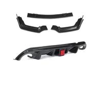 Diffuseur pare-chocs arrière Jeu Lèvres Pare-chocs Avant Arrière Voiture Diffuseur Tablier Protection Avec Feu Stop LED Pour Infiniti Q50 Standard/Version Sport 2014-2017