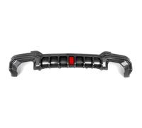 Diffuseur Pare-chocs Arrière Lèvre De Diffuseur Pare-chocs Arrière Avec Lumière LED, Pour BMW X3 G01 LCI Sport 2022 +, Becquet Séparation, Kit Carrosserie, Noir Brillant(Aspect fibre de carbone)
