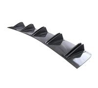 Diffuseur Pare-chocs Arrière Pour Chevrolet Pour Camaro ZL1 SS RS Voiture Diffuseur Arrière Ailerons Requin Séparateur Pare-chocs Menton Spoiler Lèvre Noir Shunt(Fibre de carbone)