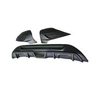 Diffuseur Pare-chocs Arrière Pour Ford Pour Fiesta MK7 2008 2009 2010 2011 2012 2013 ST Style ABS Noir Mat Pare-chocs Arrière Lèvre Diffuseur Tablier Séparateur Spoiler(Matte black splitter)