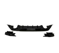 Diffuseur Pare-Chocs Arrière pour Ford pour Focus St MK4 hayon 2018-2022 Voiture Pare-Chocs arrière lèvre diffuseur becquet séparateur Protection Kits de carrosserie(Gloss Black)