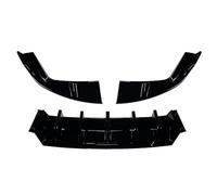 Diffuseur Pare-Chocs Arrière pour Toyota GR86 pour Subaru pour BRZ 2022-2025 coupé 2 Portes Queue Coffre Spoiler Plaque séparateur Support arrière Pare-Chocs diffuseur lèvre(Glossy Black)