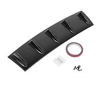 Diffuseur Pare - Chocs Arrière Universal, ABS Texture Fibre Carbone, 584mm, 5 Ailerons - Résistance Choc Élevée, Installation Facile, Esthétique Sportive Auto