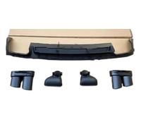 Diffuseur Pare-chocs Arrière Voiture Pour A6 S6 Pour S-Line C8 2019 2020 2021 ABS Becquet Coffre Avec Diffuseur Et Embouts D'échappement(Noir)