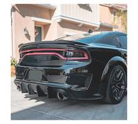 Diffuseur Pare-chocs Arrière Voiture Pour Dodge Pour Charger Pour SRT Scat Pack 2015-2023 Et R/T 392 2017-2018 Kits Carrosserie Diffuseur Aileron Pare-chocs Arrière(Matter Black)