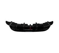 Diffuseur Pare-Chocs Arrière Voiture pour ID.3 2019 - 2022, Diffuseur De Pare-Choc Arrière Voiture À 4 Ailerons, Séparateur Becquet avec Lumière LED Frein,(Gloss Black)