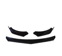 Diffuseur Pare-Chocs Avant Canard Universel Splitter Voiture Pare-Chocs Avant Lèvre Corps Kit Spoiler Diffuseur 4PCS Réglable(A-Style Bright Black)