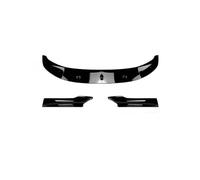 Diffuseur Pare-Chocs Avant Kit De Carrosserie pour BMW Série 5 F10 F11 2011-2017, Diffuseur De Pare-Chocs Avant, Spoiler De Protection Becquets Avant(Glossy Black)