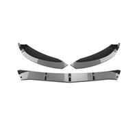 Diffuseur Pare-Chocs Avant Kit Protection Pare-Chocs Avant Séparateur Lèvre Diffuseur Spoiler pour W205 C180 C200 260 2015-2018 pour AMG Becquets Avant(Carbon Look)