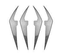 Diffuseur Pare-Chocs Avant pour Série 3 pour G20 G21 G28 pour LCI pour 318i 320i 330i M340i 2022-2024+ Garniture De Ventilation Séparateur Latéral Canards Pare-Chocs Avant(Carbon Fiber Look)