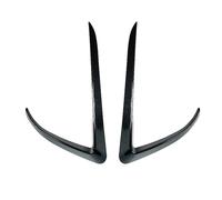 Diffuseur Pare-Chocs Avant pour Tesla pour Model X 2015-2020 Spoiler Pare-Chocs Avant, Séparateur D'aération Grille Phare Antibrouillard Garniture ABS Réglage Becquets Avant(Carbon Look)