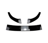 Diffuseur Pare-Chocs Avant pour VW pour Golf 7 High 7 pour Golf MK7 pour GTI R pour Rline 2013-2016 Spoiler Pare-Chocs Avant Protecteur Lèvre Déflecteur Canard Becquets Avant(Glossy Black)