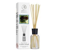 Diffuseur Parfum de Cèdre 100ml - Naturel Huile Essentielle - Fragrance Fraîche et Durable avec 10 Bâtons de Bambou pour Aromathérapie - Spa - Accueil - Restaurant - Boutique