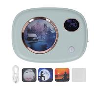 Diffuseur Parfum Ultrasonique pour Maison 50m² Affichage Numérique 3 Niveaux de Fragrance Silence Lumière d’Ambiance Montable Murale et Bureau (Vert)