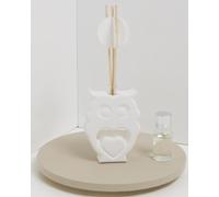 Diffuseur parfumé en plâtre différentes formes Claraluna bonbonnière idée cadeau mariage anniversaire promesse communion confirmation diplôme (hibou 7 x 9,5 x 2 cm)