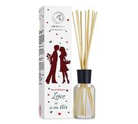 Diffuseur pour Amour avec de Huile de Ylang Ylang Naturel et Pur 100ml - Intense Aphrodisiaque - Parfum de Chambre avec des Bâtonnets de Rotin pour Aromatiser Air pour la Pièce - Aroma of Love