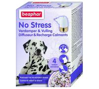 Diffuseur + Recharge Calmant 30J No Stress pour Chien - Beaphar - À base de Valériane - Petit - Adulte