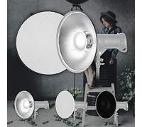 Diffuseur réflecteur pour studio de photographie avec chiffon doux en nid d'abeille pour support Bowens Speedlite Lumière stroboscopique 40,6 cm