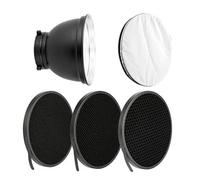 Diffuseur réflecteur standard de 7 pouces, abat-jour pour vaisselle, accessoires de lanterne de studio de bolo, montage doux