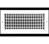 Diffuseur réglable 35,6 x 15,2 cm - Couvercle de conduit d'aération - Grille de registre - Paroi latérale ou cieling - Débit d'air élevé HVAC Premium