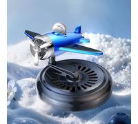 Diffuseur rotatif style hélice pour purification de l'air de voiture avec moteur réaliste pour améliorer l'esthétique intérieure et l'air propre (bleu)