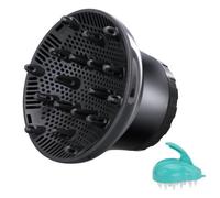 Diffuseur sèche-cheveux - INF - Noir - Pour cheveux bouclés - Ioniseur d'air - Accessoire coiffure