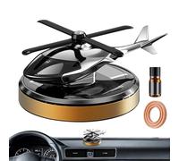 Diffuseur solaire pour voiture - Désodorisant en forme d'hélicoptère | Distributeur de parfum monté sur le tableau de bord circulant dans les cabines de véhicules, y compris berlines, camionnettes