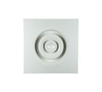 Diffuseur soufflage réglable circulaire acier blanc dalle 600x600 A842 TP D160 - - 11051371
