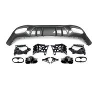 Diffuseur Spoiler Pare-Chocs Arrière pour Benz Classe A W177 pour AMG A45 A45S Look DIFFUSEUR ARRIÈRE Sorties D'ÉCHAPPEMENT Look Carbone