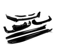 Diffuseur Spoiler Pare-Chocs Arrière pour BMW F85 pour X5M 2014-18 Sport SUV Kits Carrosserie Avant + Arrière Lèvre Jupe Latérale Becquet
