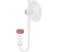 Diffuseur stable de CO2 pour aquarium avec godet à ventouse, herbe d'eau domestique transparente en acrylique pour plantes de réservoir à poissons