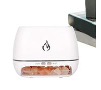 Diffuseur Ultrasonique - Humidificateur D'aromathérapie À Brumisation Froide En Pierre De Sel - d'Ambiance avec Lumière 7 Couleurs pour Méditation Yoga Bureau Salle de Bain Spa et Grands