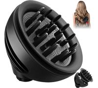 Diffuseur Wave+Curl pour Dyson Airwrap HS01 HS05 HS08, Accessoire Diffuseur Boucle, Diffuseur Accessoires pour Dyson, Mode Diffuseur+Dôme, Conversion pour Dyson Airwrap Styler en Sèche-Cheveux