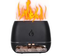 Diffuseurs d'arômes à ultrasons,Humidificateur d'arôme froid avec sel rose | Humidificateur à froid avec lumière 7 couleurs pour méditation, yoga, étude, salle de bain, spa, passionnés, femmes