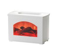 Diffuseurs de flamme - Diffuseur d'humidificateur d'aromathérapie USB petite cheminée de 270 ml | Diffuseur d'huile à flamme silencieux à ultrasons pour augmenter l'humidité intérieure