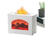 Diffuseurs de flamme, Humidificateur avec diffuseur d'air à flamme | Diffuseur d'huile de flamme USB de 270 ml | Humidificateur d'aromathérapie pour petites cheminées, ultrasons pour la maison