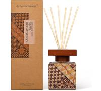 Diffuseurs De Parfum Pour La Maison,Couvercle En Bois Diffuseur D'huile Parfumée Avec Bâtonnets,150 Ml Idéal Pour Chambre,Salon,Studio (Sandalwood Musk)