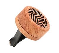 Diffuseurs D'huiles Essentielles de Voiture, Mini Diffuseur en Bois de Voiture de Parfum de Portatif avec la Roche Volcanique pour la Sortie D'air de Voiture