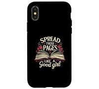 Diffusez ces pages comme Good Girl Smut Reader Book Lover Coque pour iPhone X/XS
