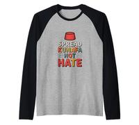 Diffusez Kunafa sans Haine en Disant Un Jeu de Mots Amusant Manche Raglan