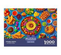 Diffusion Alimentaire colorée Papier De Qualité Design Imbriqué, Loisir Idéal pour La Détente, La Réduction du Stress Et Le Divertissement chez Soi 70x50cm/1000pcs