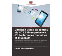 Diffusion vidéo en continu via 802.11b en présence d'interférences humaines et Bluetooth: Évaluation des performances et mesure de la diffusion vidéo en continu dans l'environnement de test